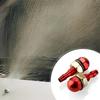 2pcs Universal Aluminum Alloy Wiper Spray Nozzle Car Auto Front Windshield Sprayer Washer Nozzles Kit