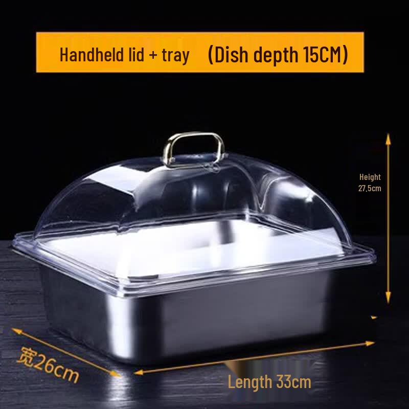 Qianxing Stainless Steel Buffet Food Pan with Lift Lid