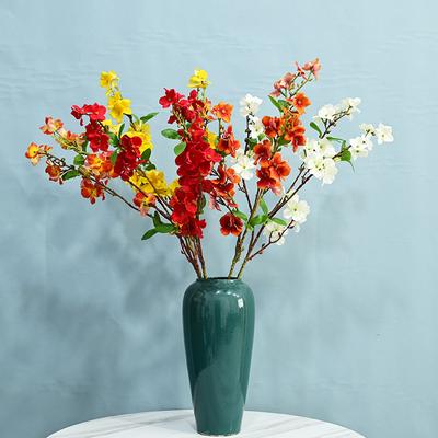Simulation Star Fruit Flower Branch Simulation Flower Fake Flower Branch Single Cherry Blossom Living Room Branch Plum Blossom Silk Flower