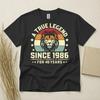 A True Legend Since 1986 40th Birthday Children's Children's Children's T  Children's T-shirt Custom Year Gildan Cotton Tee