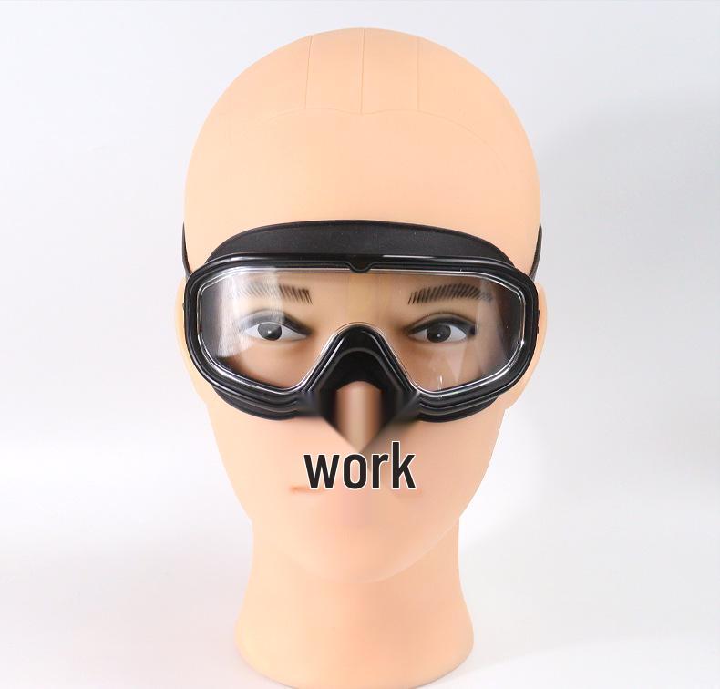 Dospělé protimlživé plavecké brýle s vysokým rozlišením a velkým rámečkem a potápěčská maska