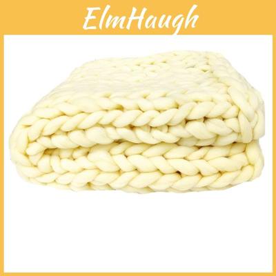Bearaby Übergroße Strickdecke mit schwerem Strick für gemütliche Heimdeko