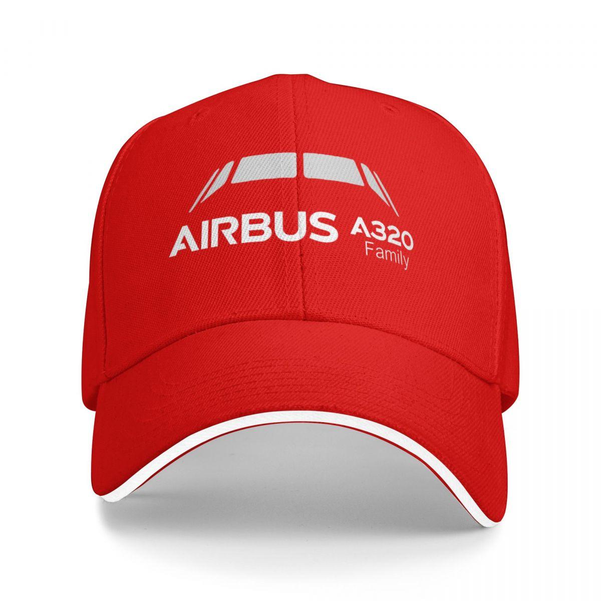 

A320 Family Baseball Caps Snapback Fashion Baseball Hats Breathable Casual Casquette Outdoor Unisex One Size