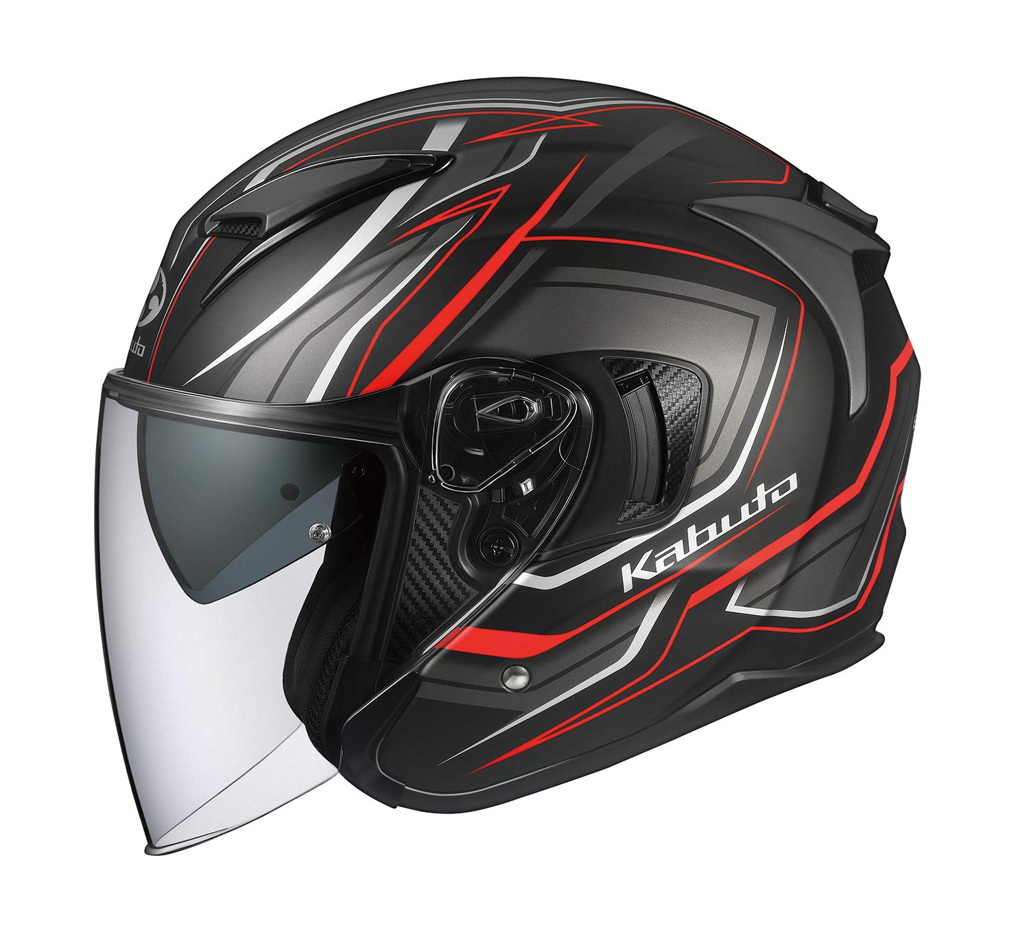 

OGK KABUTO Motorcycle Helmet Jet EXCEED CLAW Flat Black 581565 (Size XS)