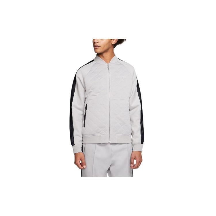 Air Jordan Athleisure Casual Sports Stand Collar Jacket Gray Men s BQ5772-059 M