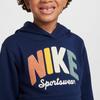 Nike Sportswear Powder Play Soft Fleece Pullover Hoodie Kids hoodies Dark-Navy HQ7944-410