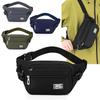 Large Capacity Outdoor Waist Bag Multi-layer Sling Bag New Nylon Waterproof Fanny Pack