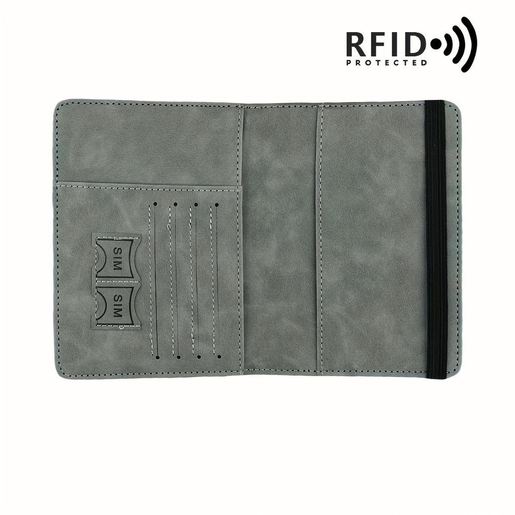 RFID passport holder slim passport wallet multi-functional wallet travel passport bag