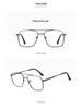 Men's Trendy Double Bridge Eyeglass Frames – European & American Style, Face Slimming, Prescription Ready