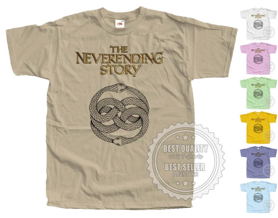 

The Neverending Story T SHIRT V14 Movie Poster Beige White All Sizes S to 5XL S