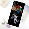 Astronaut Sterne Weltraum Planeten Handyhülle Für Samsung Galaxy S24 FE S23 Ultra S21 S22 S25 S26 Ultra S10 Plus S20 FE Hülle