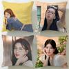 Popular Actress Bae Suzy Cushion Cover Soft & Easy-Wash Pillow Case – Versatile for Couch, Bed, Travel and Office