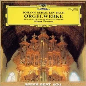 CD PRESTON (SIMON); BACH - Bach: Organ Masterpieces / Toccata  POCG50066 Japan ObiClassical Used