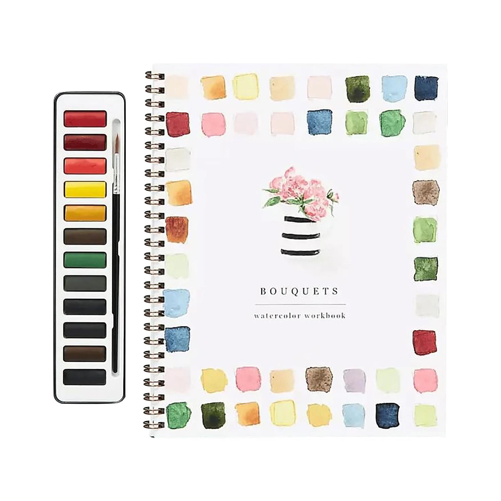 

Рабочие тетради по акварели, рабочие тетради по акварели для начинающих, принадлежности для рисования художественных промыслов, акварельные книги для детей, взрослых, подростков One Size