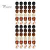 Multi-strand Braid Beads 60Pcs Dreadlock Hair Accessories, Large Hole for Thick Braids And Kids Adult Dreadlocks, Multi-Color Imitation Wood