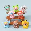 8pcs/Set Animals Crying Figure Toy Mini Animals Doll Figurine Desktop Decoration Model Ornaments Toys Boys Girls Christmas Gifts
