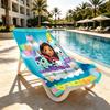 Gabby's Dollhouse Print Beach Towel Design, Soft, Lightweight. for Home Bathroom, Spa, Pool, Yoga, Surfing, Camping, Gift for Family, Friend