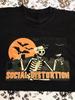 Social Distortion Skeleton Moon Rock Halloween Tee Men Women Shirt Unisex T-Shirt