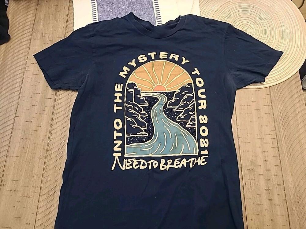 New Popular NEEDTOBREATHE Black T-Shirt Cotton Full Size Unisex T-Shirt S