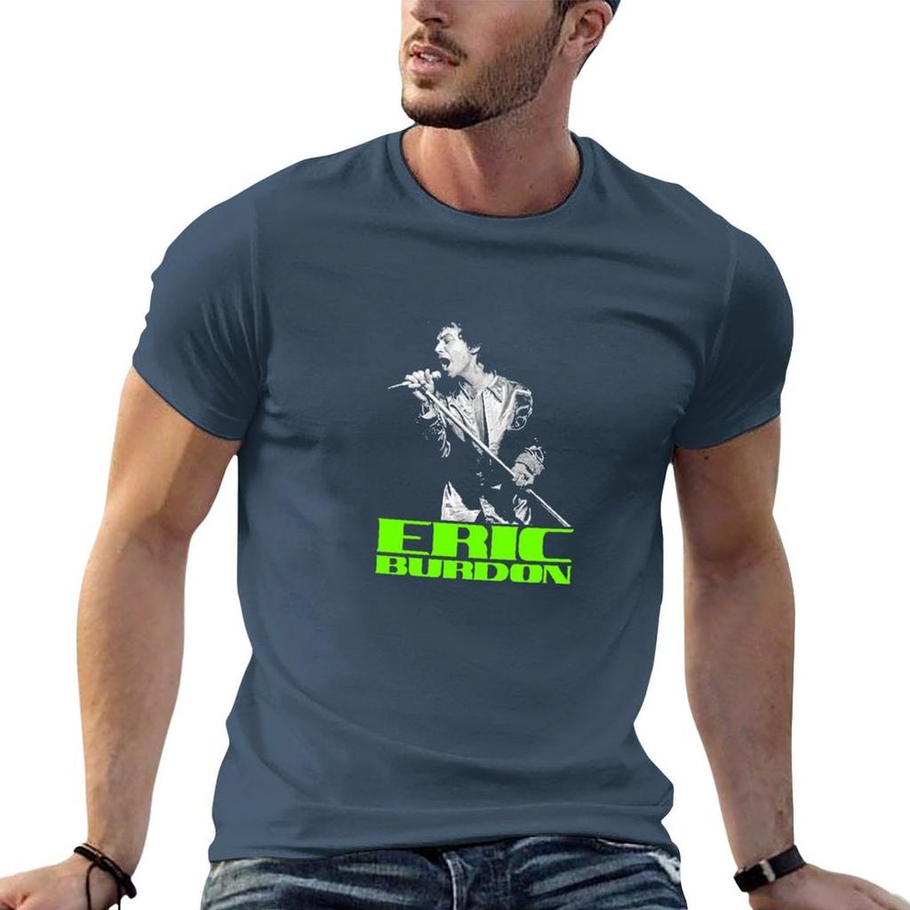 Eric BurdonEric Burdon Classic TShirt Big Size Short Sleeve Casual Top
