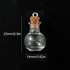 10pcs Clear Glass Containers Jars Bottles with Cork Tops Set For Creative Pendant Or Home Office Decorative Use