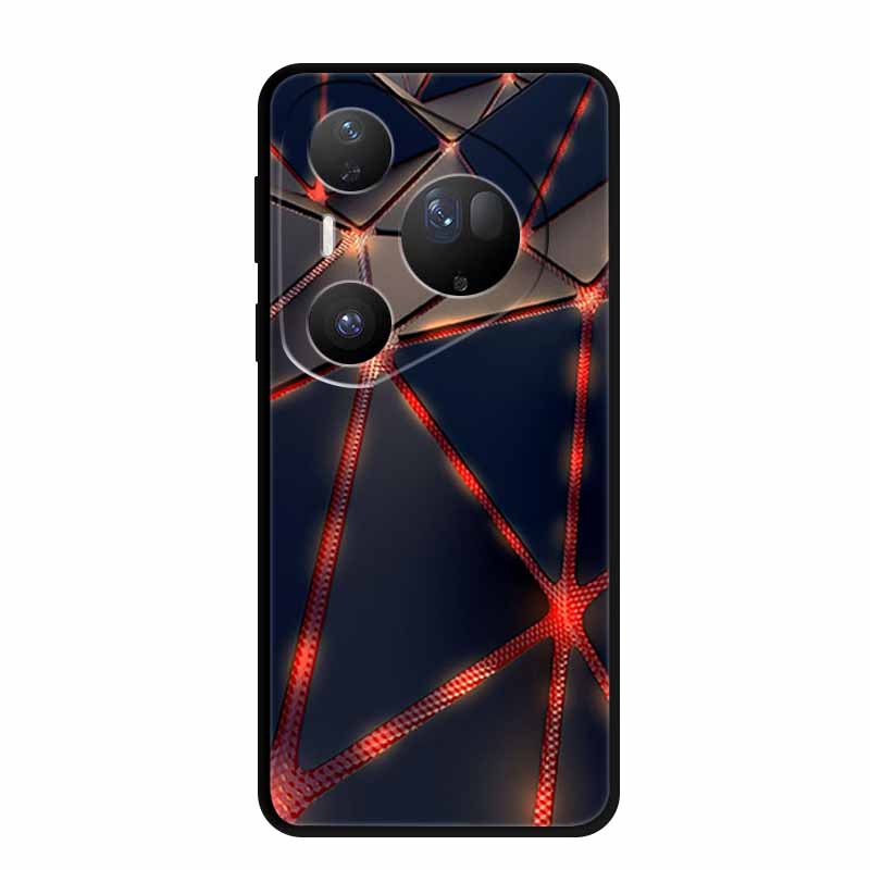 For Huawei Pura 80 Ultra 5G Case Wolf Tiger Lion Cat Black Silicone Soft Phone Case For Huawei Pura80 Ultra Back Cover Case Para
