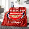Arsenal Crest Blankets Flannel Printed Breathable Warm Throw Blanket for Home Office Bedspreads 0708a33