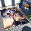 New Pray Jesus Rug for Bedroom Living Room Sofa Home Doormat Decor, Large Kids Play Non-slip Floor Mat