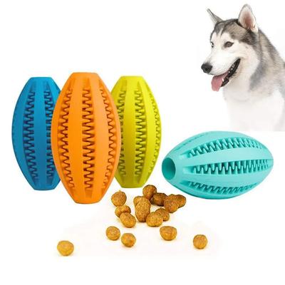 Jouets à mâcher pour chien, nettoyage des dents, collation, balle, jouet pour chien, balle en caoutchouc naturel, super résistante, interactive, rebondissante, fournitures pour animaux de compagnie