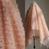 3D Rose Flower Lace Fabric for Wedding Dress and Gown Designer Fabric  DIY Home Textile Cushion Background Decor Cloth