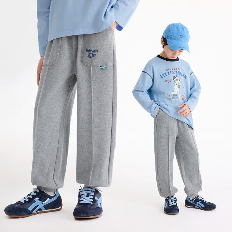 Boys  Soft Elastic Waistband Casual Sweatpants 130