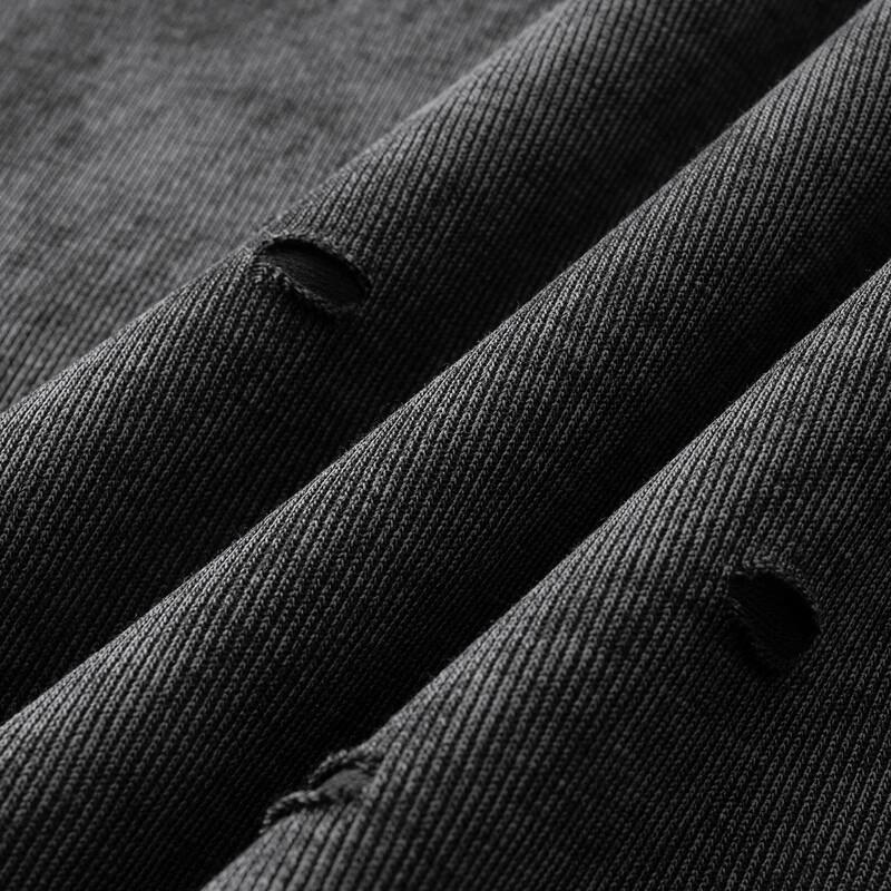 Men's Plus Size Tie-Dye Ripped Short Sleeve T-Shirt