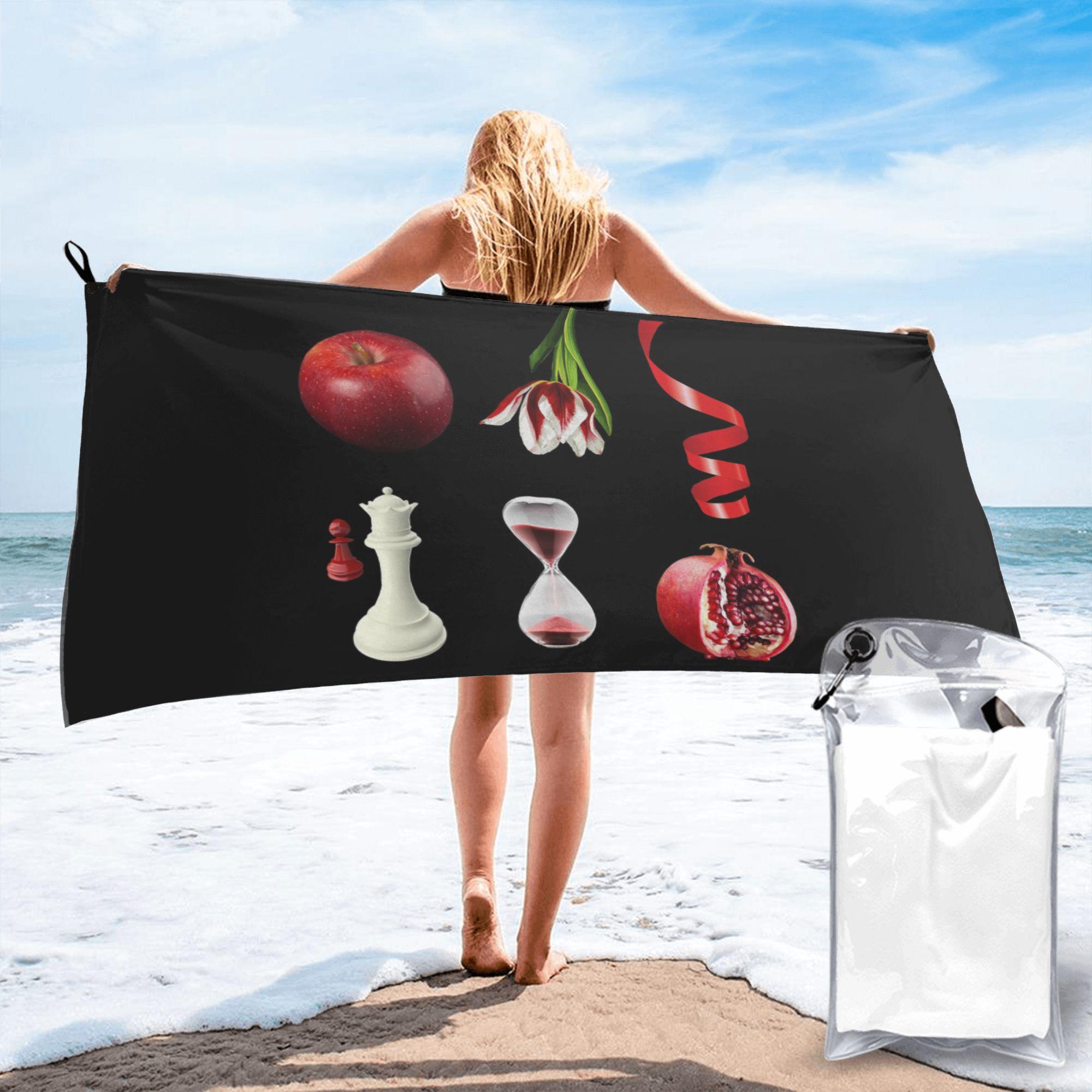 Twilight Book Cover Inspired Artistic Photos Beach Towel Soft Microfiber Quick Dry Absorbent Quick Towels For Mountain Climbing 70x140 cm
