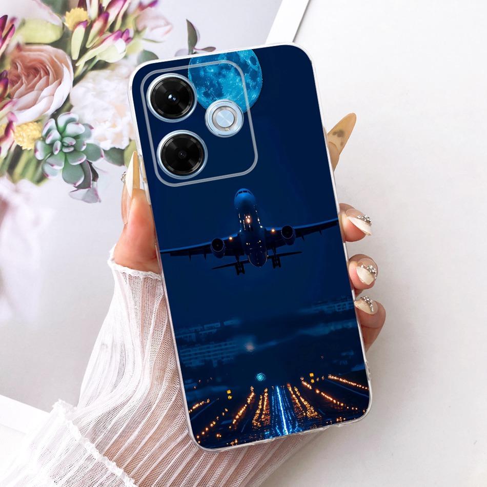 For Xiaomi Redmi 13X Cool Dragon Tiger Pattern Phone Case For Redmi 13X Soft Silicone TPU Cases