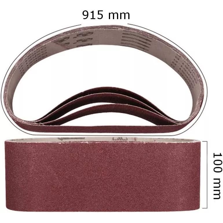 DE Warehouse 24H Shipping Free Delivery 15pcs 100*915mm Sanding Belt Mixed Air Finger Sander Grit 80-400 Grit Abrasive Tools