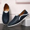 Fashion Designer Men's Genuine Leather Loafter Soft Comfortable Leisure Shoes Male Walking Dress Wedding Footwear Zapatos Hombre