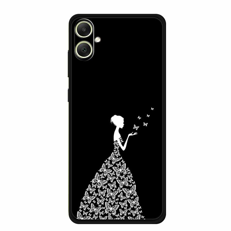 For Samsung Galaxy A05 F05 M05 Case A 05 Coque Black Silicone TPU Soft Back Cover Case For Samsung Galaxy A06 M06 F06 Phone Case