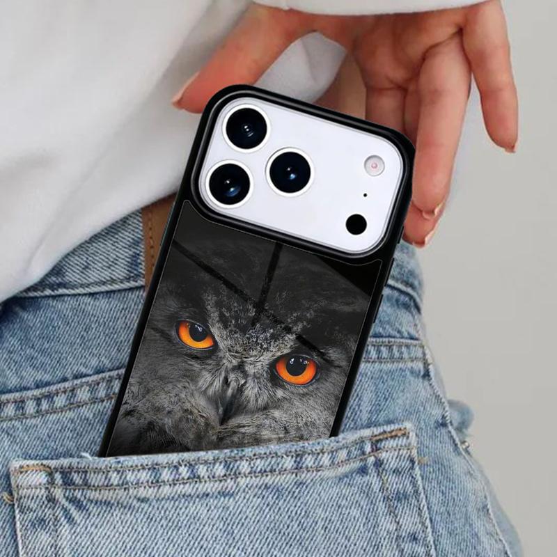Owl Animal Pattern Phone Case for iPhone 17ProMax 12 13 14 15 16e 17 Pro Max Plus Air Cover