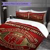 Manchester Glory Bedding (1 * duvet cover + 2 * pillowcase, without core) 2D Flat Duvet cover and pillowcase Soft and comfortable Bedding set