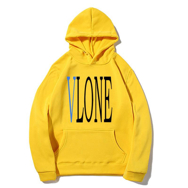 Vlone Blue Big V Venom Snake Hoodie: Unisex Loose Fit Sweatshirt