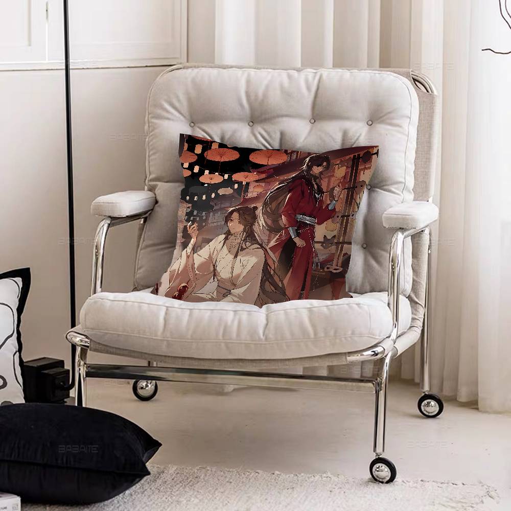 Благословение Небесных Чиновников Наволочка Дюймы Фермерский Декор Домашние Наволочки для Диванных Украшений 12x12Inch