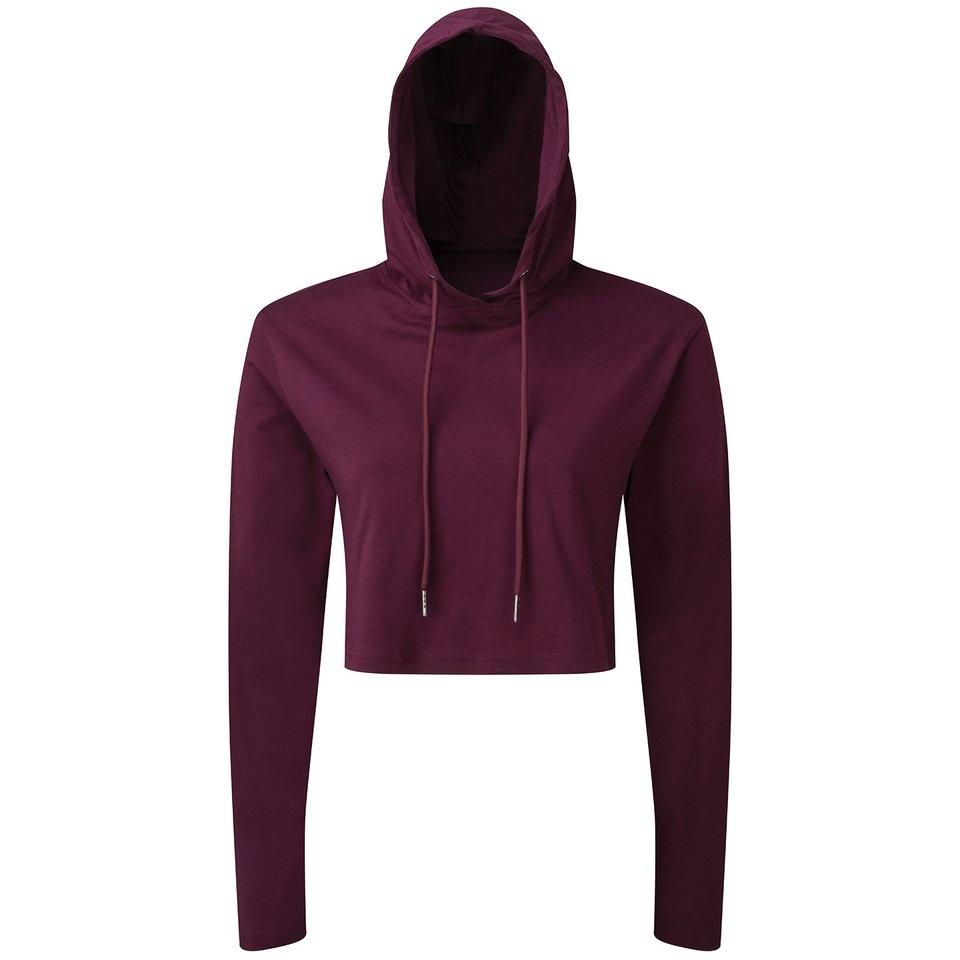 TriDri Womens/Ladies Cropped Long-Sleeved T-Shirt