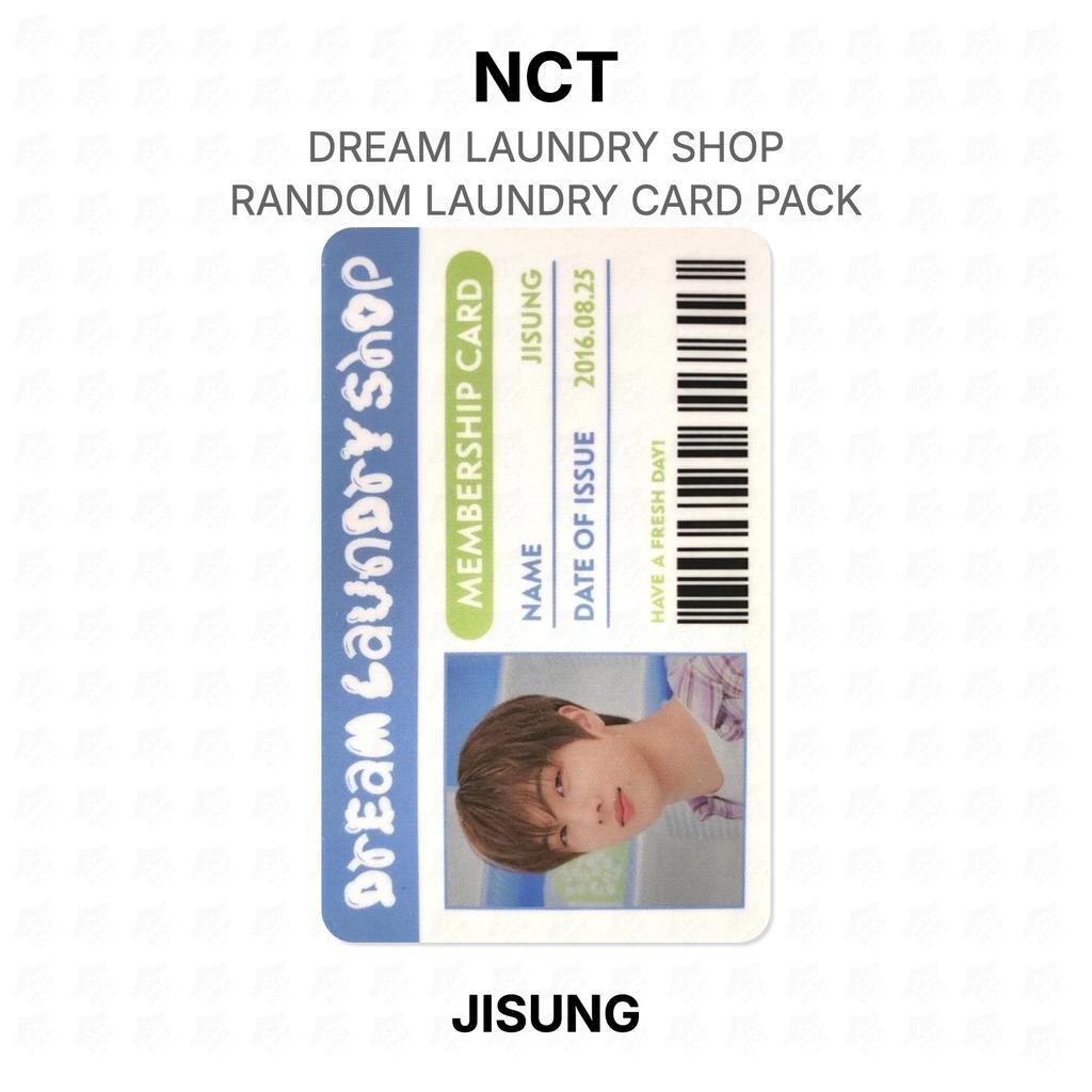 NCT DREAM LAUNDRY SHOP RANDOM LAUNDRY CARD PACK Official Photocard