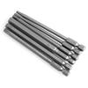 Jeu d'embouts de tournevis Torx magnétiques H2.5-H8, longueur 100mm, tige hexagonale 1/4 ", 6 pièces, nouveau