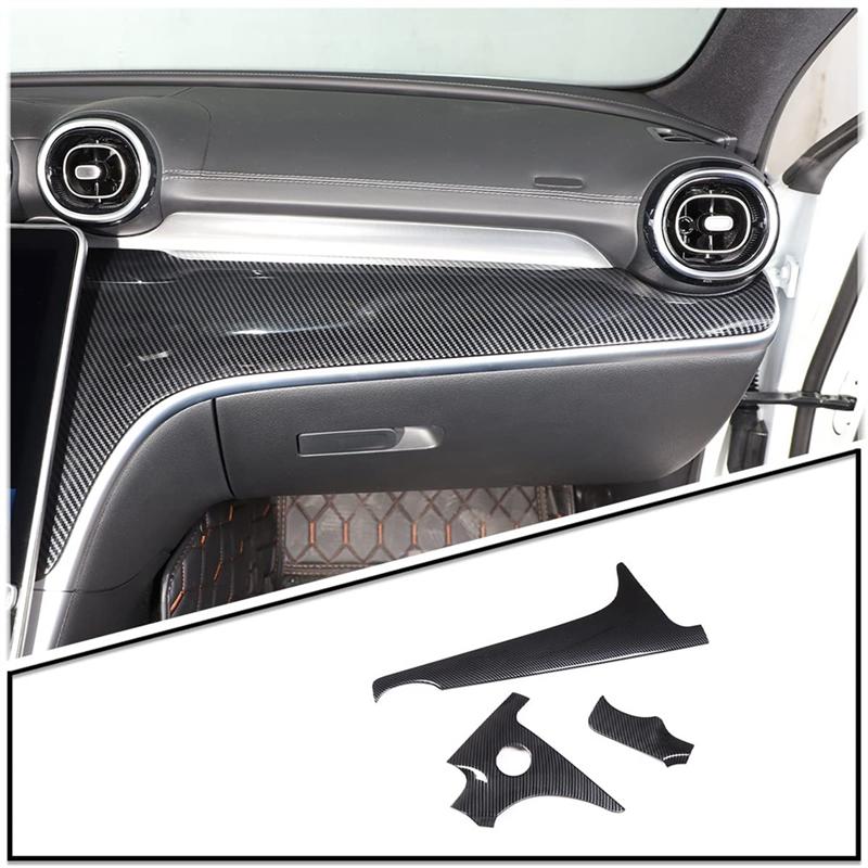 Dashboard Passenger Panel Cover For Mercedes Benz C Class W206 2022-2024 Car Interior Accessories