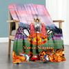 Manchester Customize Text Blanket Lightweight Customizable Blanket Soft Warm Cozy for Bed Couch Office Chair Chair Ideal for All Seasons
