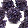 7 Pcs Purple Black Lotus Flower Metal DicePerfect For Rpgs, Board Games, And Card Games.Dice For Games, Dnd Dice Set