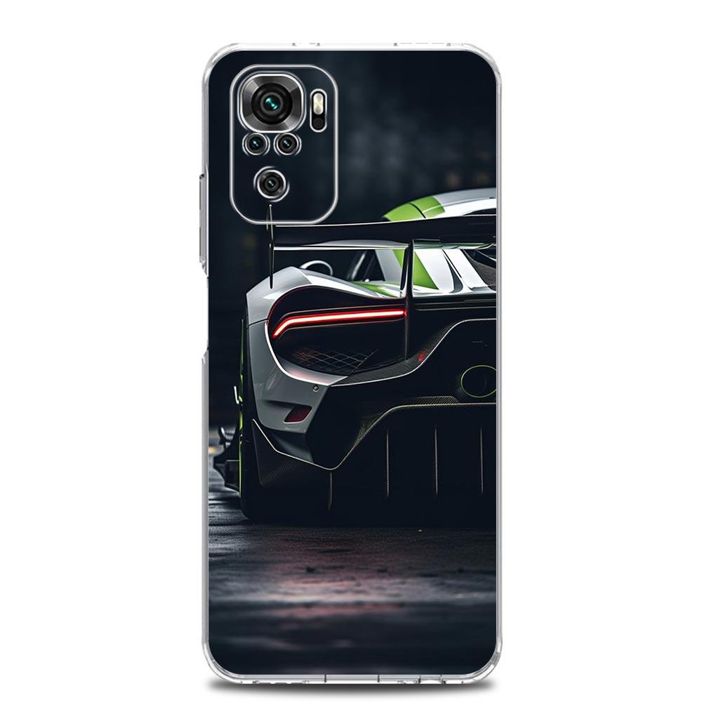 Phone Case For Xiaomi Redmi Note 13 12 5G 9S 9 8 10 11 Pro Plus 4G 9T 13C 12C 10C 9C 9A 7 Pro Clear Cover Super Car Sport