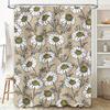 Vintage Floral Shower Curtain Decorate Your Bathroom with this Beautiful White Daisy Print Perfect for home or office use. 180X
