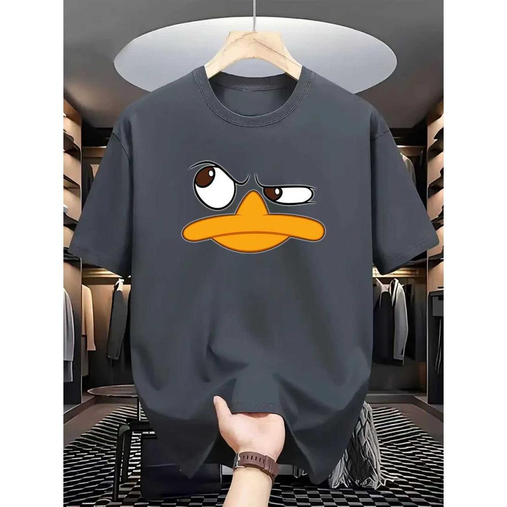 

Men s Summer Loose Plus Casual Print Sports Round Neck Short Sleeved Quick Drying Sports T-shirt Top M